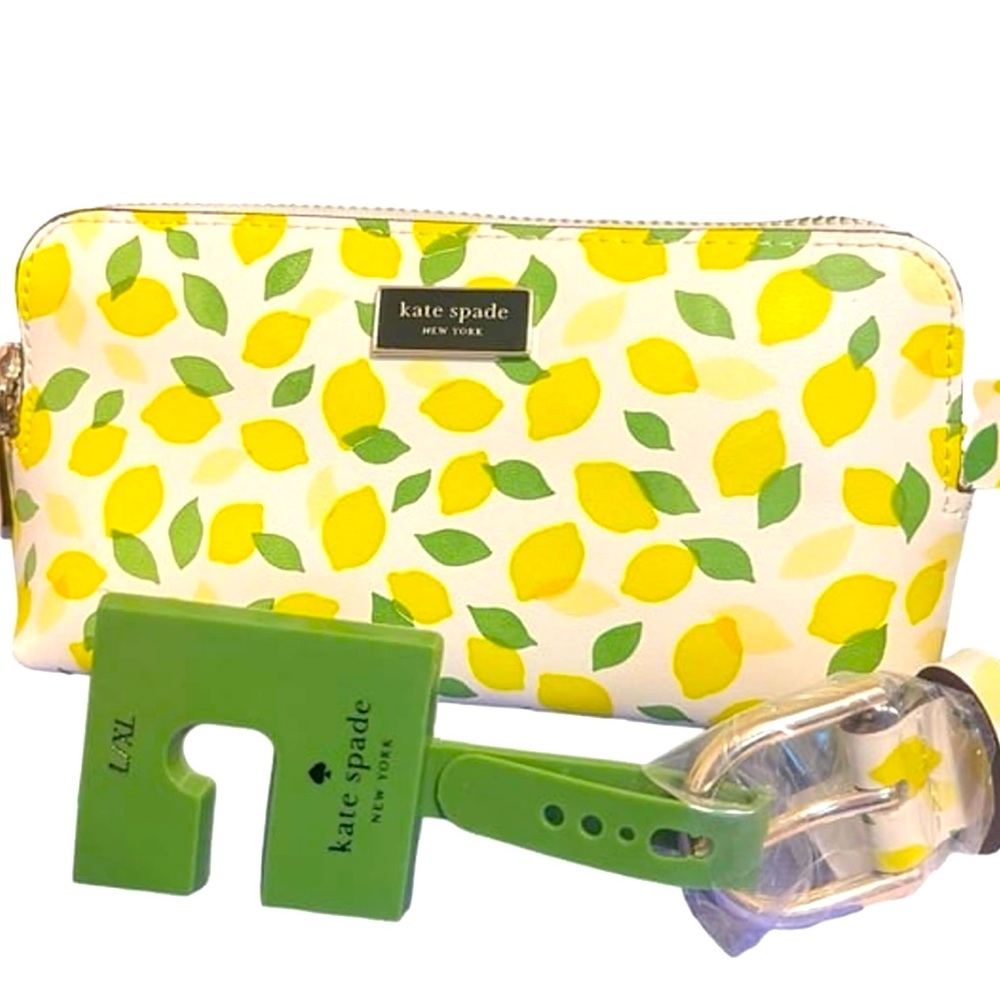 Kate spade lemon printed fanny pack